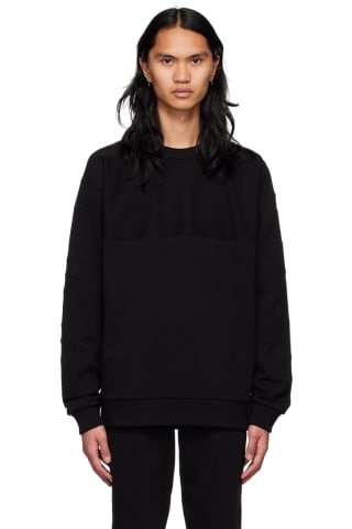 Burberry Black Cotton Sweater