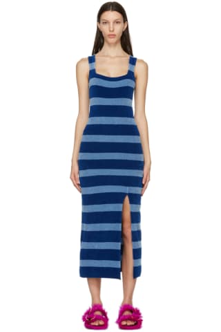 Marni Blue Striped Dress