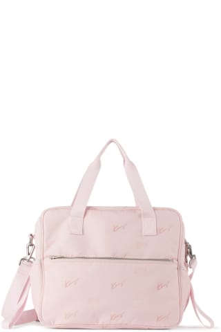 Kenzo Baby Pink Logo Changing Bag & Mat Set