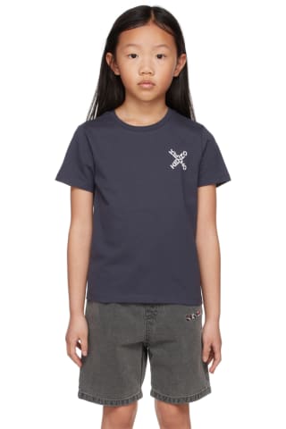 Kenzo Kids Navy Logo T-Shirt