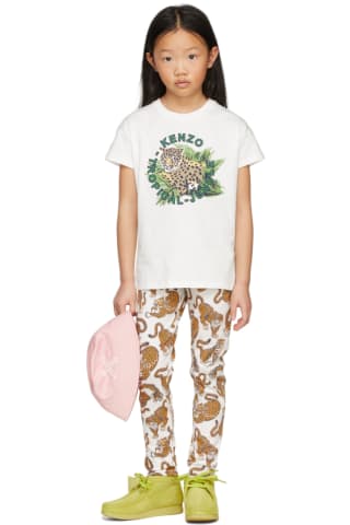 Kenzo Kids Off-White Tropical Jungle T-Shirt