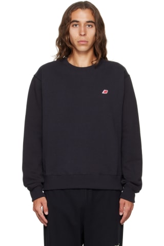New Balance Black MADE in USA Core Sweatshirt