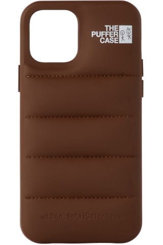 Urban Sophistication Brown The Puffer iPhone 12/12 Pro Case