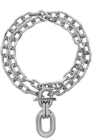 Paco Rabanne Silver XL Link Necklace