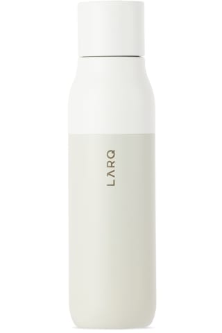 LARQ White & Taupe Self-Cleaning Filtered Water Bottle