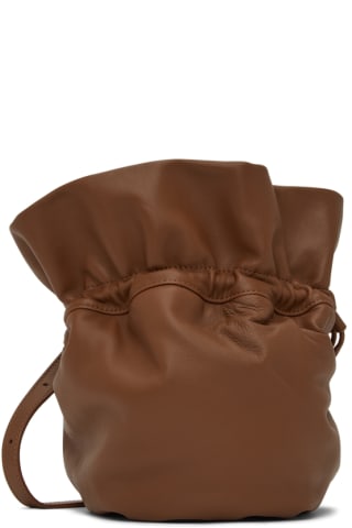 르메르 글로브 펄스백 Lemaire Brown Glove Bag,Cognac