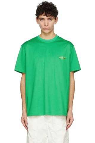 우영미 Wooyoungmi Green Cotton T-Shirt,Fresh Green