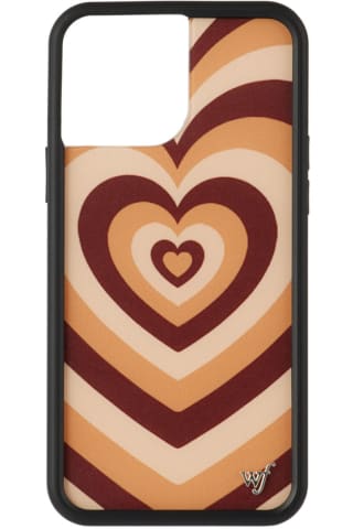 Wildflower Cases Brown Latte Love iPhone 13 Pro Max Case