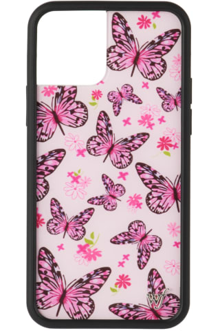 Wildflower Cases Pink Butterfly iPhone 12/12 Pro Case