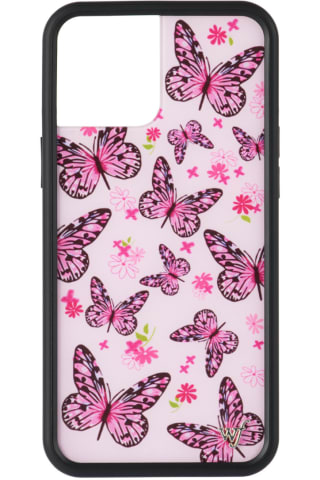 Wildflower Cases Pink Butterfly iPhone 12 Pro Max Case