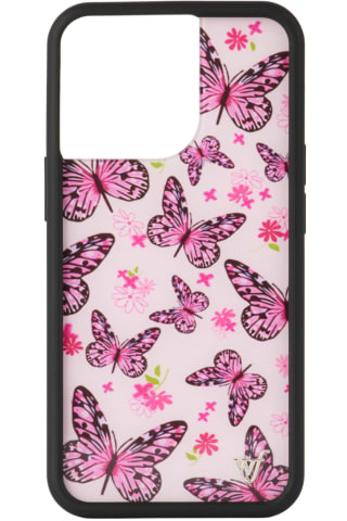 Wildflower Cases Pink Butterfly iPhone 13 Pro Case