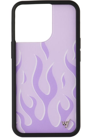 Wildflower Cases Purple Lavender Flames iPhone 13 Pro Case