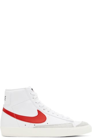 나이키 Nike White Blazer Mid 77 Vintage High-Top Sneakers