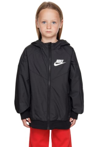 Nike Kids Black Windrunner Jacket