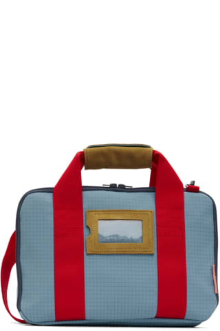 아크네 스튜디오 Acne Studios Blue Nylon Messenger Bag,Pale Blue
