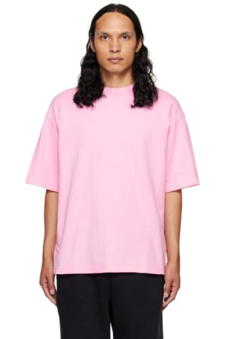 아크네 스튜디오 Acne Studios Pink Crewneck T-Shirt,Blush Pink