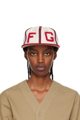 Essentials Off-White New Era Edition FG Strapback Cap,Cream, image