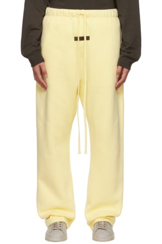 피어오브갓 에센셜 Essentials Yellow Relaxed Lounge Pants,Canary