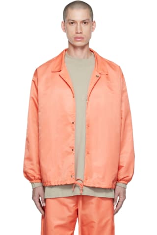 피어오브갓 에센셜 자켓 Essentials Pink Nylon Jacket,Coral, image