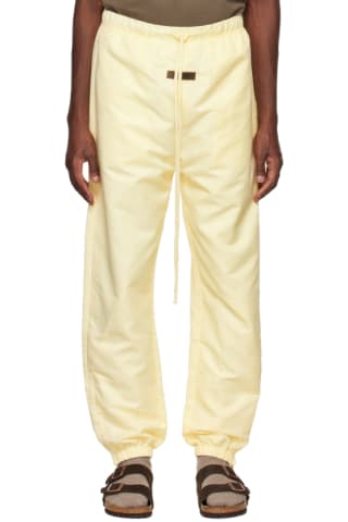 피어오브갓 에센셜 Essentials Yellow Nylon Lounge Pants,Canary