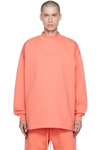 피어오브갓 에센셜 맨투맨 Essentials Pink Relaxed Sweatshirt,Coral, image
