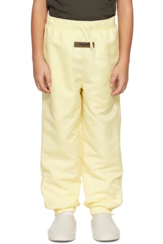 피어오브갓 에센셜 Essentials Kids Yellow Nylon Track Pants,Canary