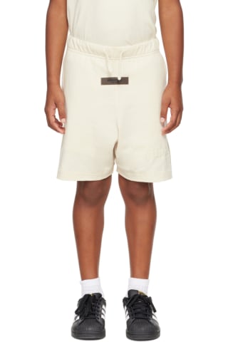 피어오브갓 에센셜 키즈 반바지  Essentials Kids Off-White Jersey Shorts,Egg shellrnrn