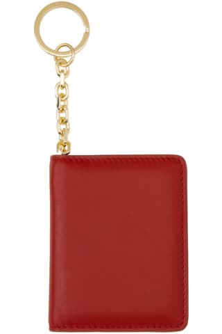 메종 마르지엘라 카드 지갑 Maison Margiela Red Key Ring Bifold Card Holder,Pigalle Red