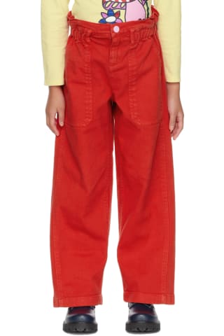 Marc Jacobs Kids Red Urban Jungle Trousers