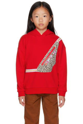 Marc Jacobs Kids Red Urban Jungle Fanny Pack Hoodie