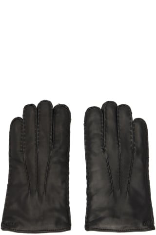 폴로 랄프로렌 Polo Ralph Lauren Black Leather Gloves