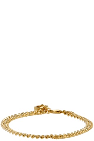 아페쎄 팔찌 A.P.C. Gold Minimalist Bracelet
