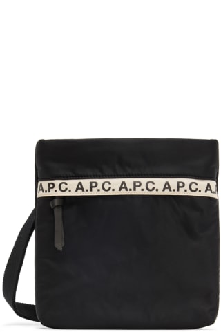 아페쎄 A.P.C. Black Repeat Messenger Bag
