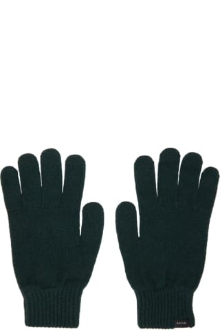 폴 스미스 Paul Smith Green Cashmere Gloves