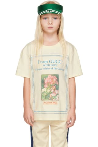 Gucci Kids Off-White Graphic T-Shirt
