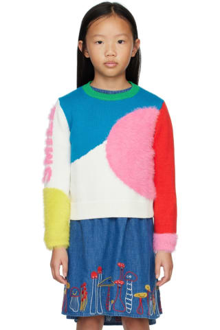 Stella McCartney Kids Multicolor Color Block Sweater