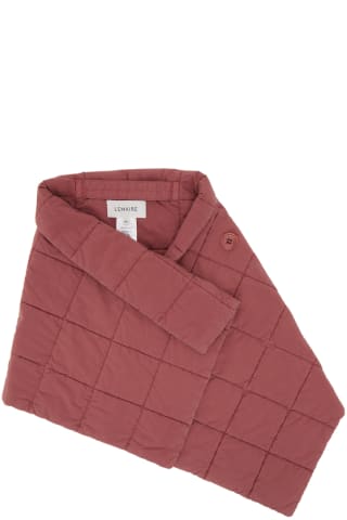 르메르 스카프 LEMAIRE Red Wadded Scarf,Cardinal Red