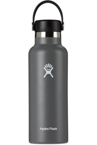 Hydro Flask Gray Standard Mouth Bottle, 18 oz