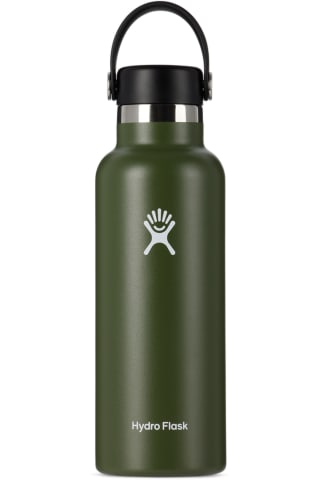 Hydro Flask Green Standard Mouth Bottle, 18 oz