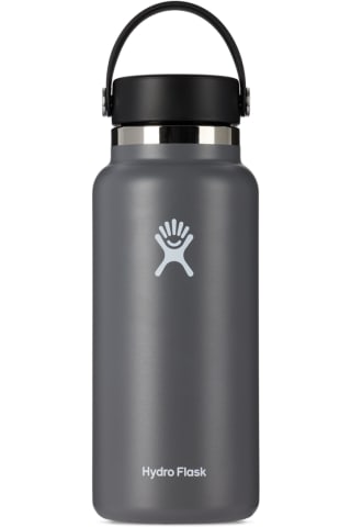 Hydro Flask Gray Wide Mouth Bottle, 32 oz