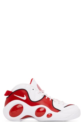 나이키 Nike Red &amp; White Air Zoom Flight 95 Sneakers