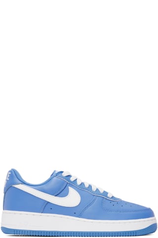 나이키 Nike Blue Air Force 1 Low Retro Sneakers,University Blue