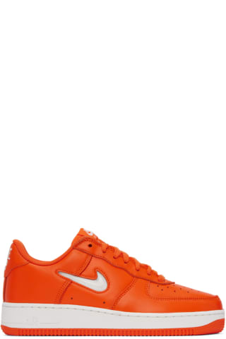 나이키 에어포스 1 남성 스니커즈 Nike Orange Air Force 1 Low Retro Sneakers,Safety Orange