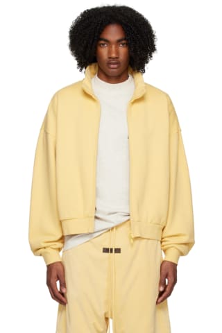 피어오브갓 에센셜 집업 자켓 Essentials Yellow Full Zip Jacket,Light tuscan, image
