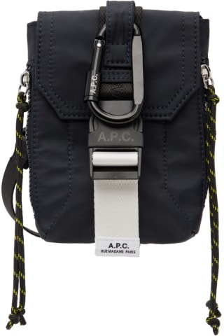 아페쎄 A.P.C. Navy Trek Messenger Bag,Dark navy, image