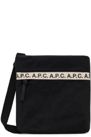아페쎄 A.P.C. Black Repeat Bag,Black, image