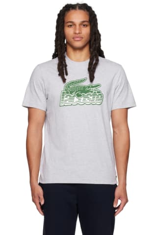 Lacoste Grey Graphic T-Shirt