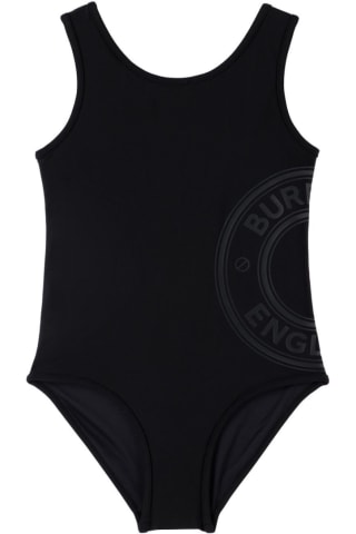 버버리 키즈 원피스 수영복 Burberry Kids Black Bonded One-Piece Swimsuit,Black 버버리 Burberry