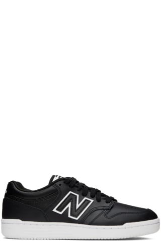 뉴발란스 New Balance Black 480 Sneakers,Black, image