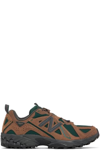 뉴발란스 New Balance Brown & Green 610V1 Sneakers,True brown, image